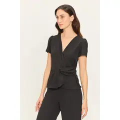ASH - Polera Manga Corta Negro Mujer