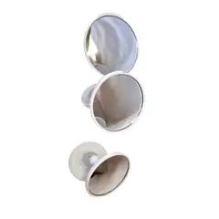 GENERICO - Espejo Lateral Retrovisor Punto Ciego 360° Triple Ojo De Pez