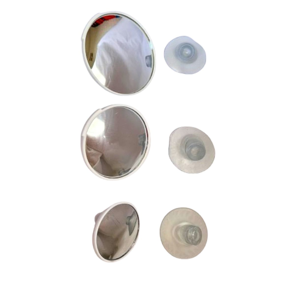 GENERICO - Espejo Lateral Retrovisor Punto Ciego 360° Triple Ojo De Pez