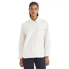DOCKERS - Blusa Mujer Relaxed Fit Blanca