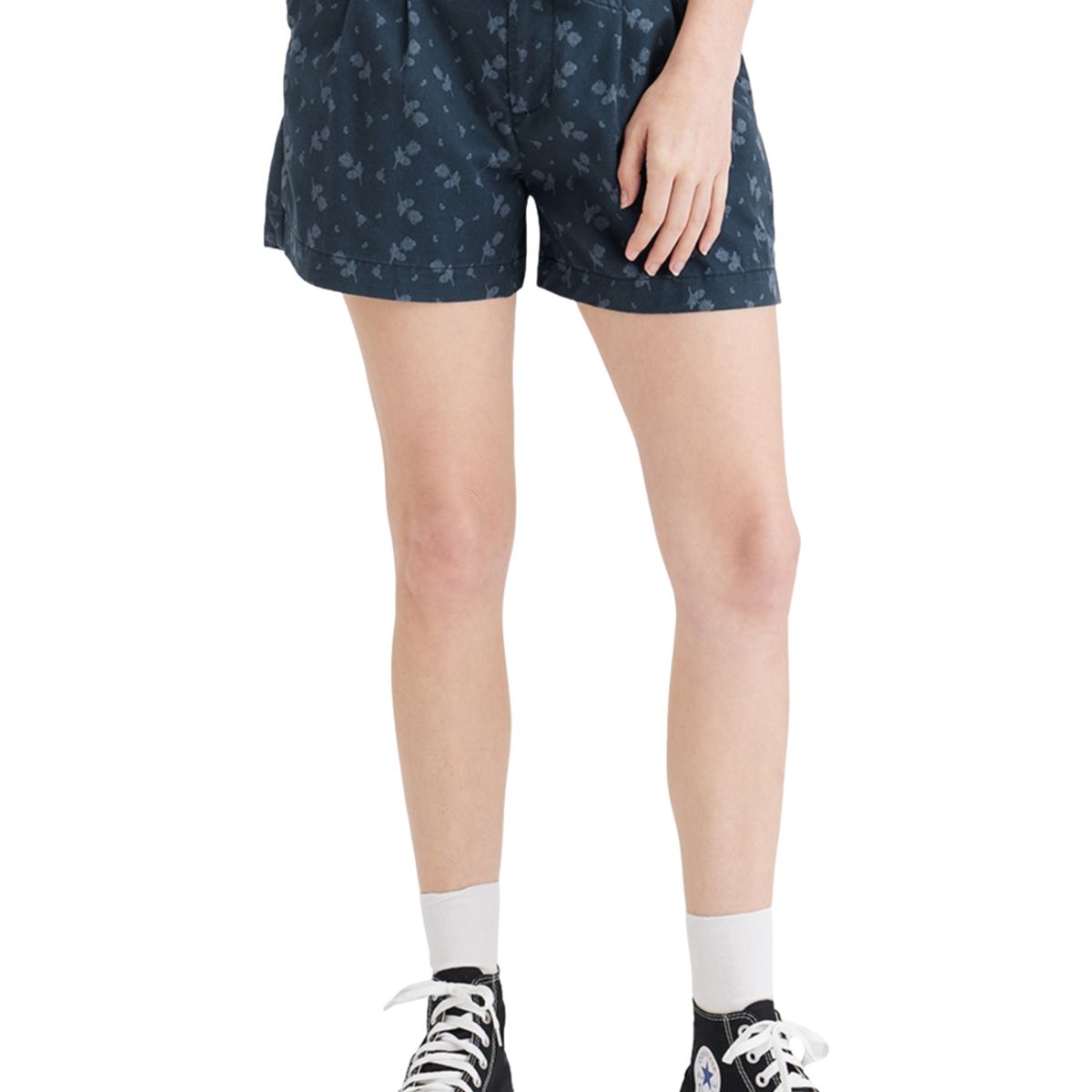 DOCKERS - Short Mujer Tie Front Azul Dockers