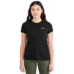 DOCKERS - Polera Mujer Graphic Tee Slim Fit Negro