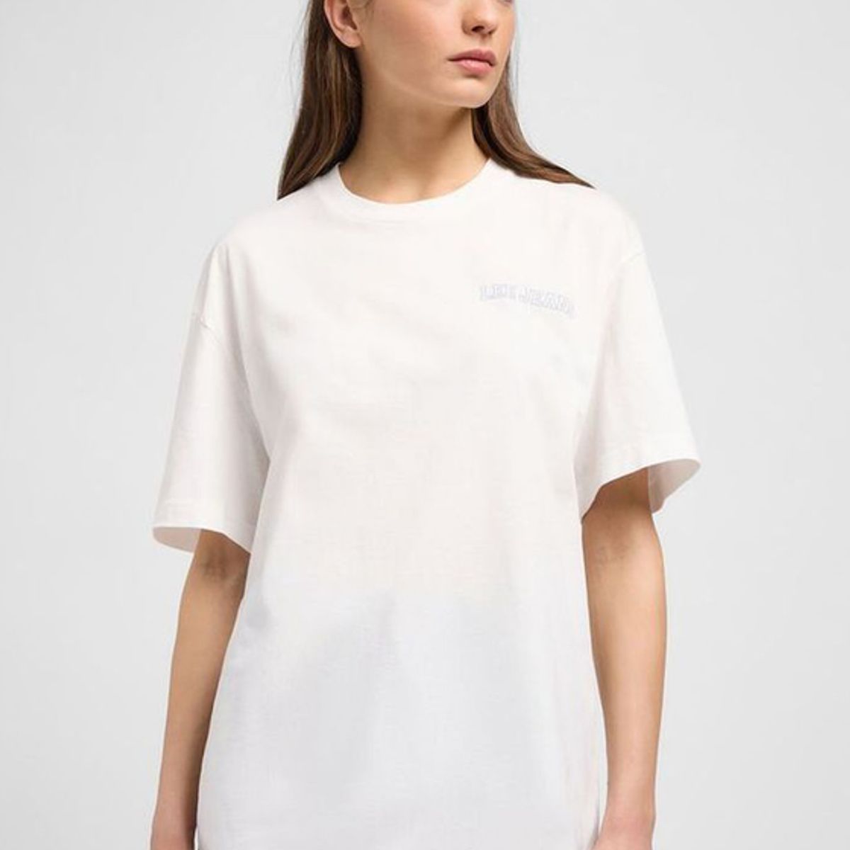 LEE - Polera Relaxed Fit Loose Graphic Beach Tee Blanco