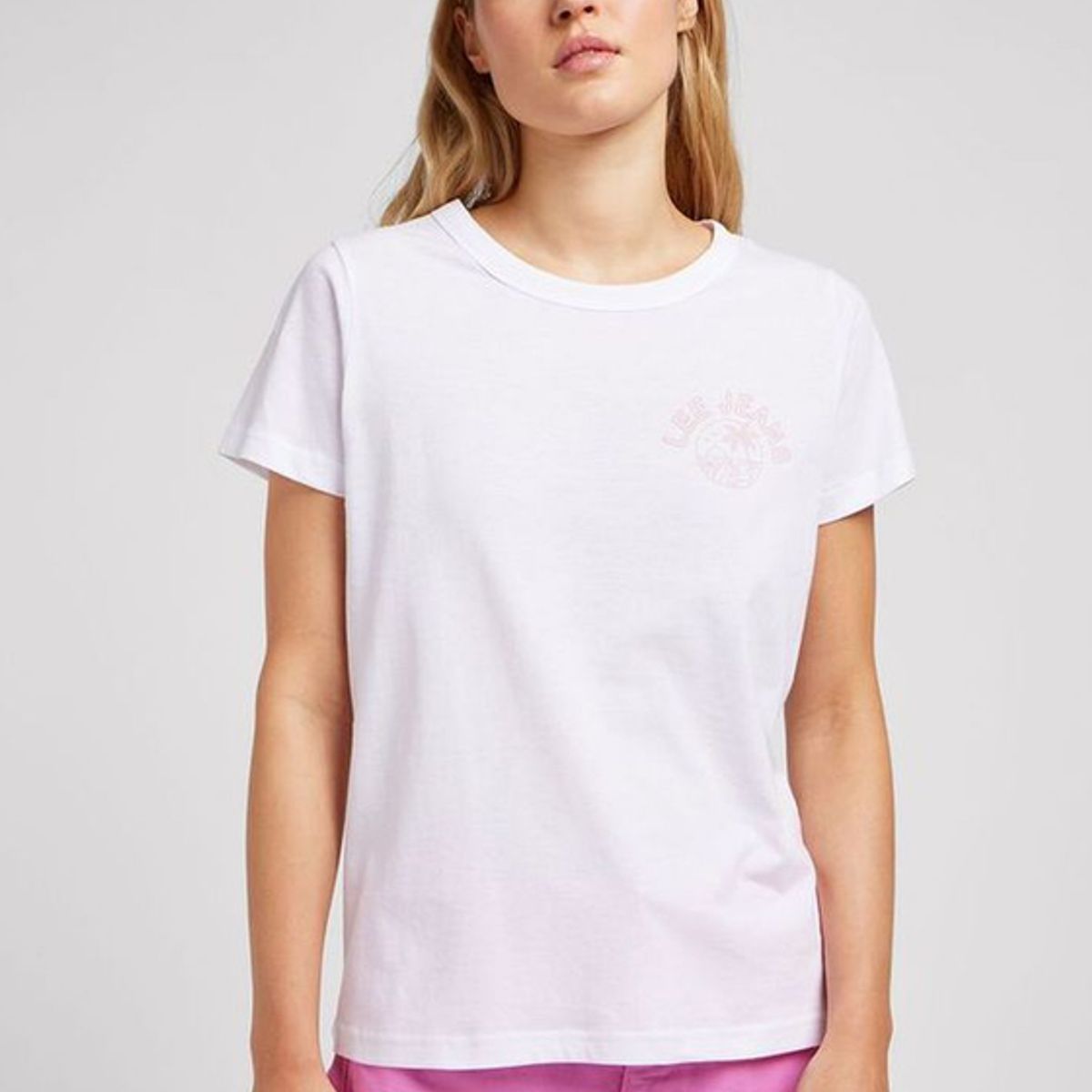 LEE - Polera Regular Fit Graphic Beach Tee Blanco