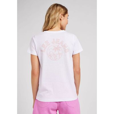 Imagen 2 del producto Polera Regular Fit Graphic Beach Tee Blanco
