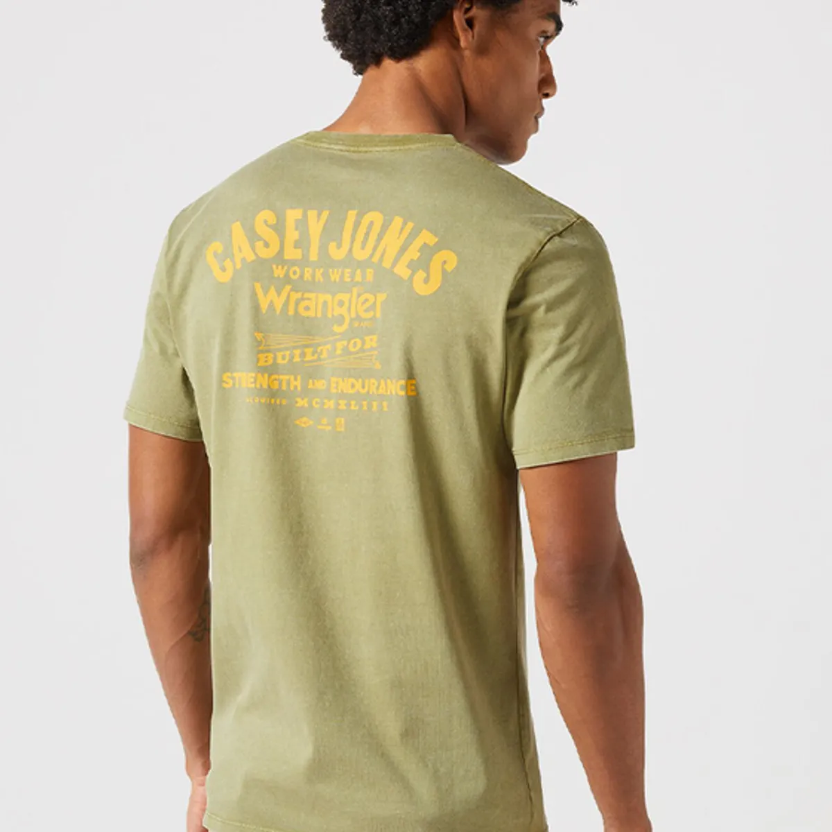 WRANGLER - Polera Regular Fit Casey Jones Tee Verde