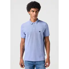 WRANGLER - Polera Regular Fit Refined Polo Oxford Pique Celeste