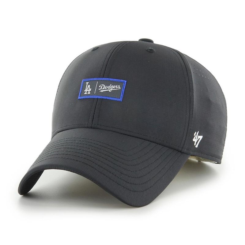 47 - Jockey Los Angeles Dodgers MVP Velcro Black Blue - Negro