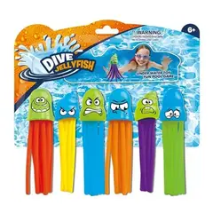 GENERICO - Set De Buceo 6 Calamares Para Piscina Juego Verano Niños