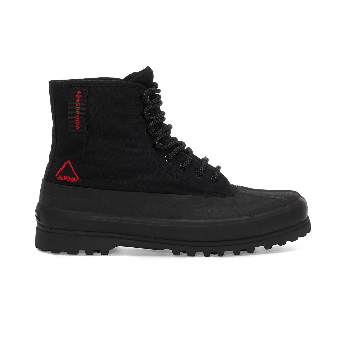 SUPERGA - Zapatilla 2481 Alpina Ripstop Black Red