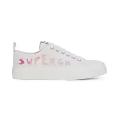 SUPERGA - Zapatilla 2630 Ripped Logo White Shadow - Blanco