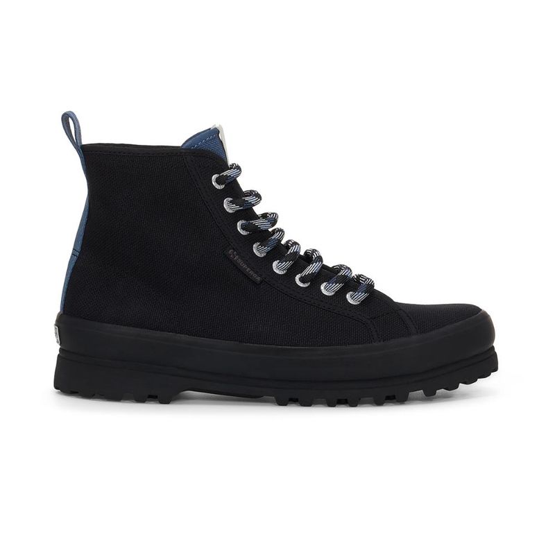 SUPERGA - Zapatilla 2431 Alpina Trek Black Blue - Negro