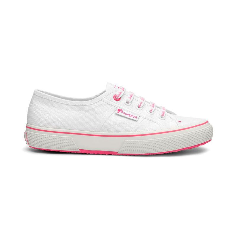 SUPERGA - Barbie x Superga 2750 Zapatilla Classic White Pink - Blanco