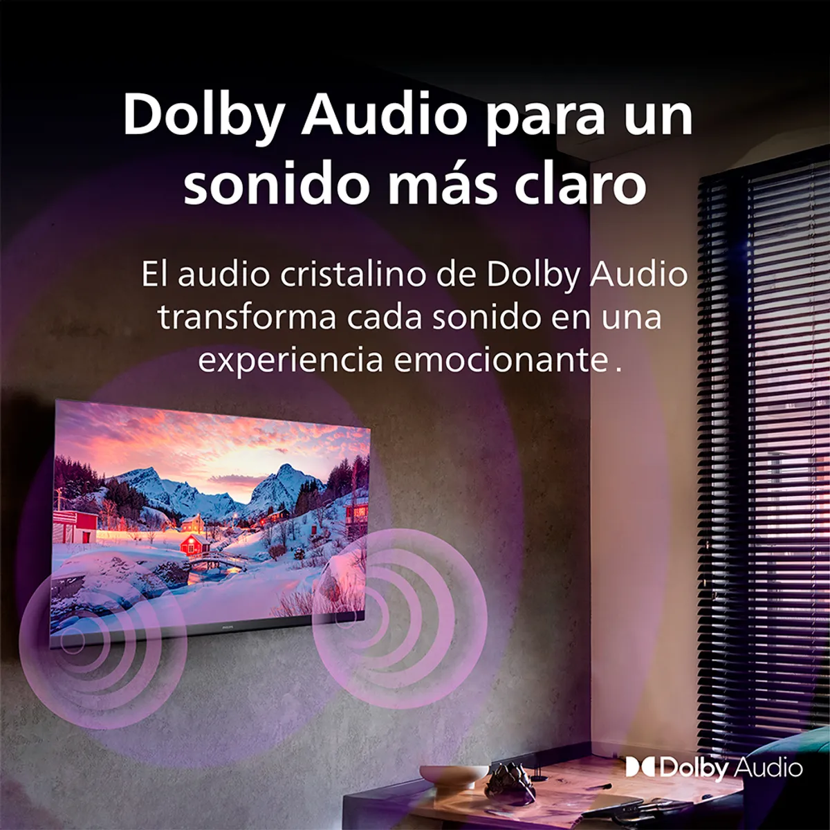 PHILIPS - LED Philips 32” HD 32PHD6909 Google TV