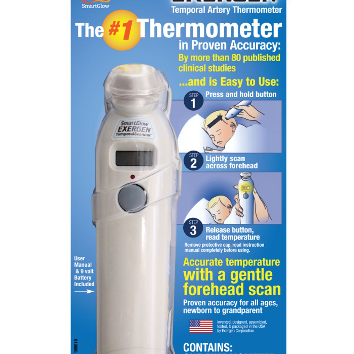 GENERICO - Exergen Termometro Digital Escaner Arteria Temporal