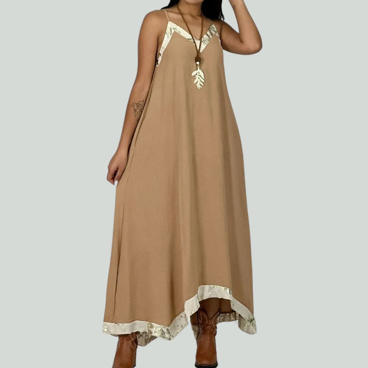 ARRAKASTA - Vestido de viscosa talla única