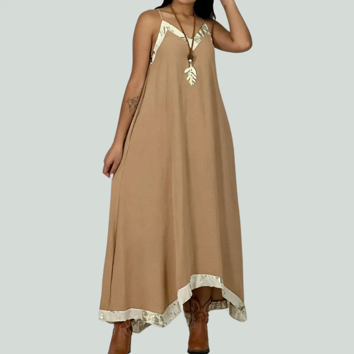 ARRAKASTA - Vestido de viscosa talla única