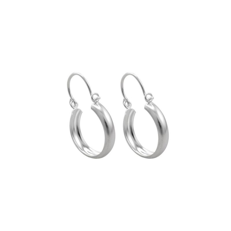 GENERICO - Aros De Plata Argolla Lisa Bote