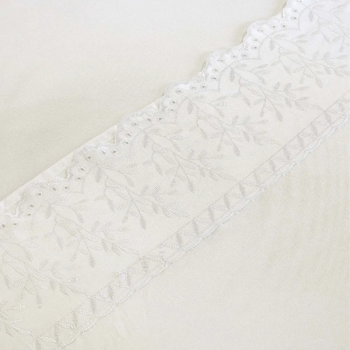 ANDES - SABANA ANDES MICROFIBRA BRODERIE CRUDO KING
