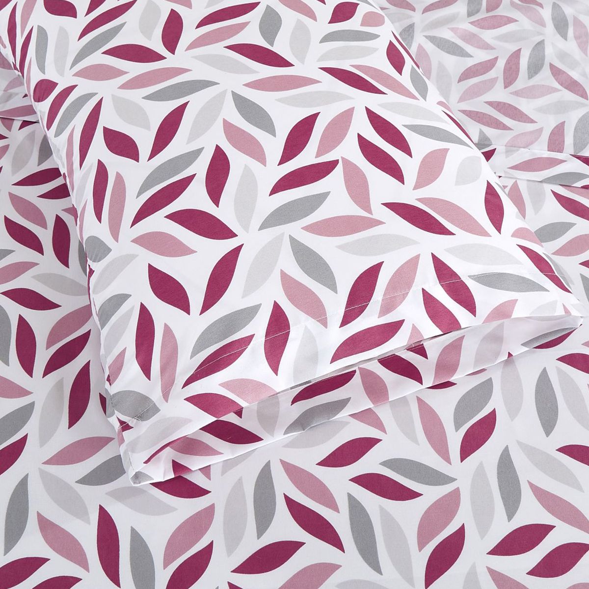 ANDES - SABANA ANDES MICROFIBRA ESTAMPADA HOJA FRAMBUESA 2 PLAZA