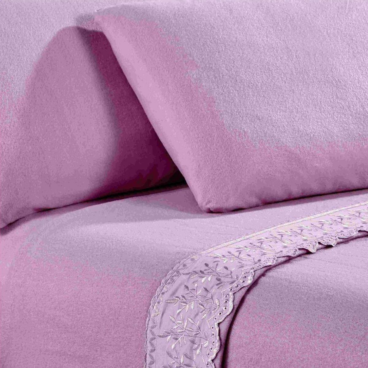 ANDES - SABANA ANDES POLAR BRODERIE MORADO 2 PLAZAS