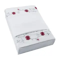 ANDES - SABANA MICROFIBRA BORDADA ROSA KING