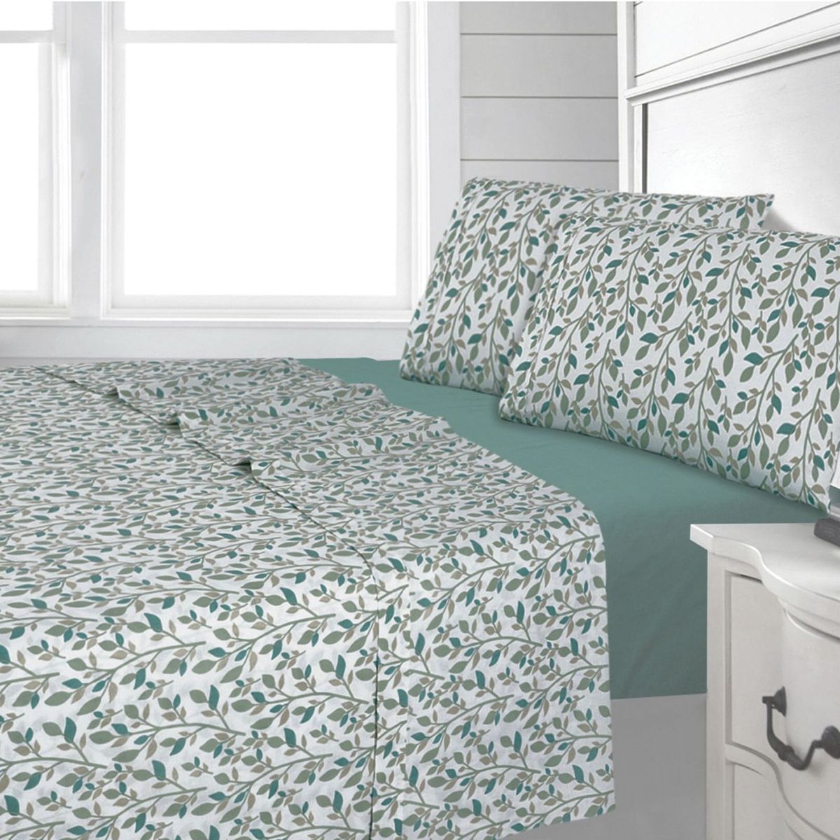 ANDES - SABANA ANDES 144 HILOS LISA AZUL 2 PLAZAS