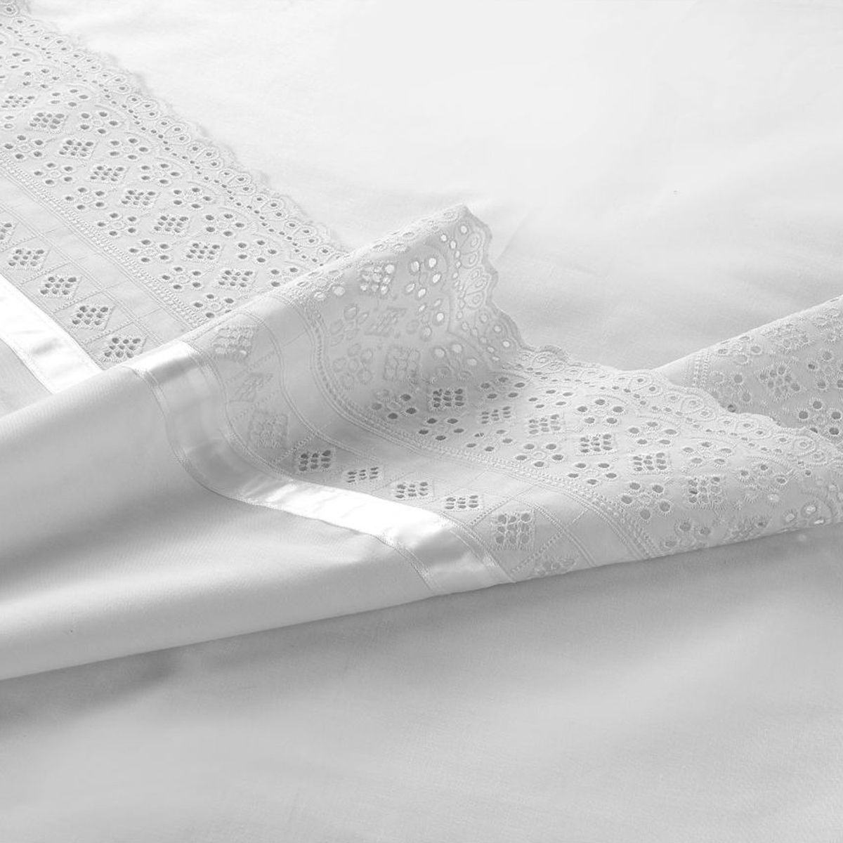 ANDES - SABANA ANDES 144 HILOS BRODERIE BLANCO 2 PLAZA