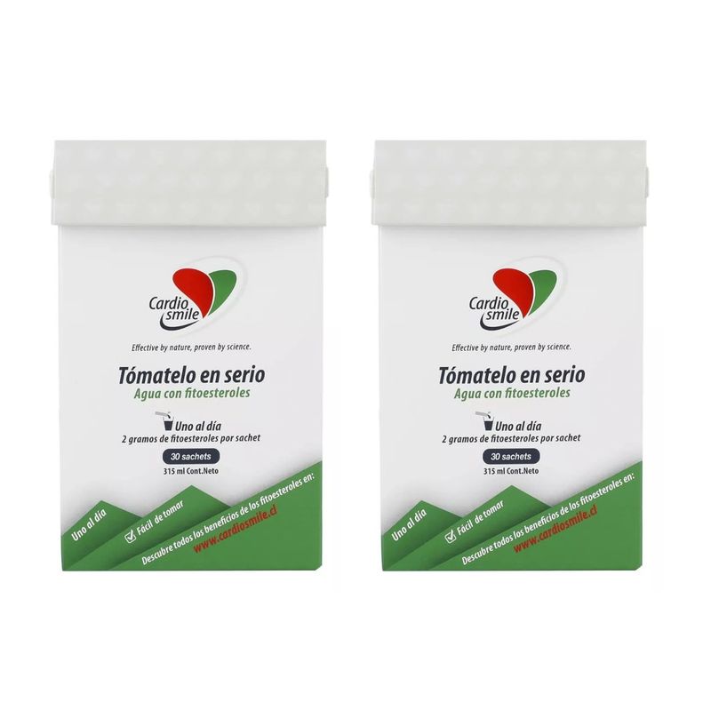 CARDIO SMILE - Pack 2 Cardiosmile Fitoesteroles 30 sachets