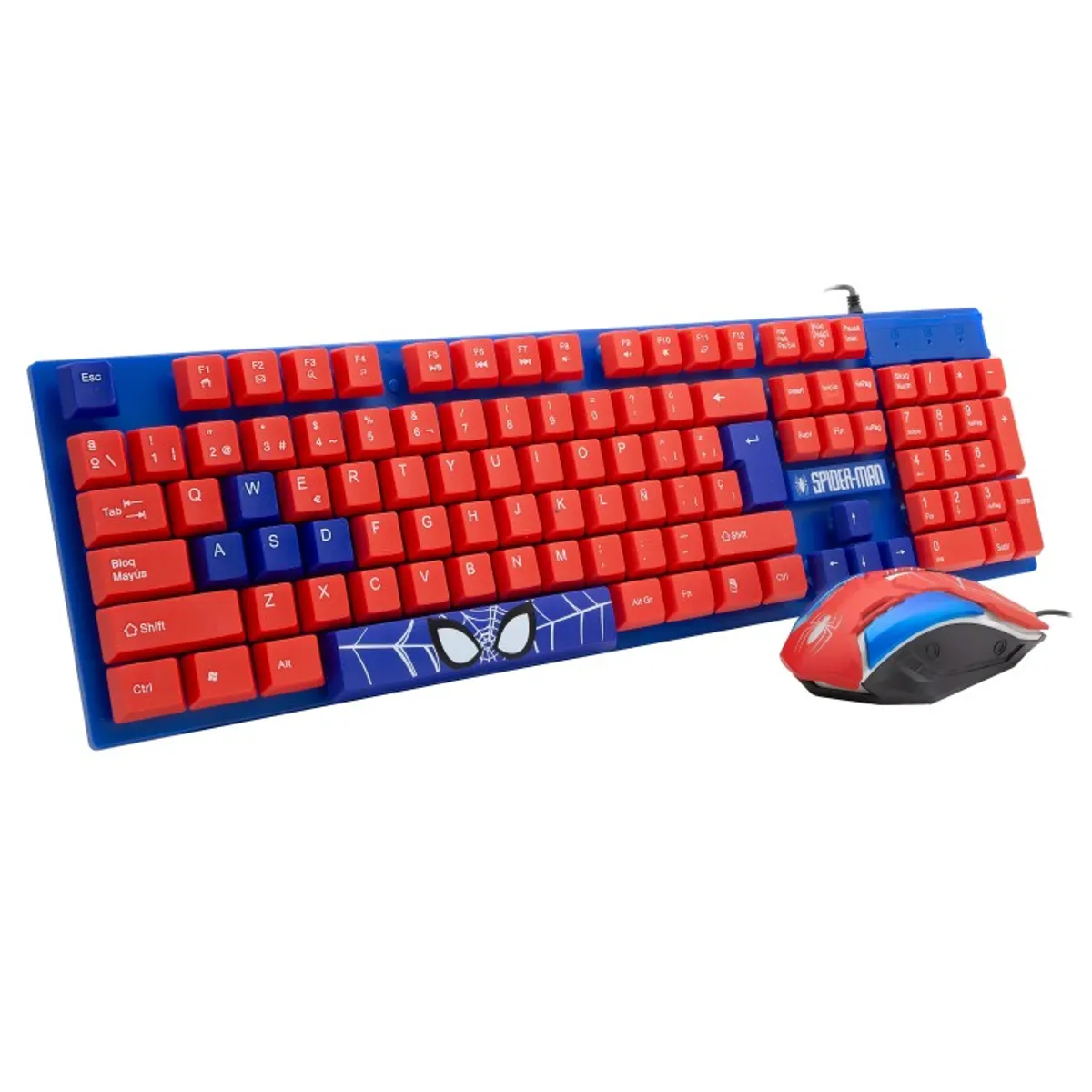 OEM - kit gamer spiderman 3 en 1 teclado Mouse Audifono.