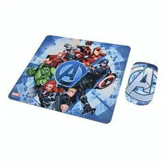 OEM - Kit mouse inalambrico y mouse pad avengers 2