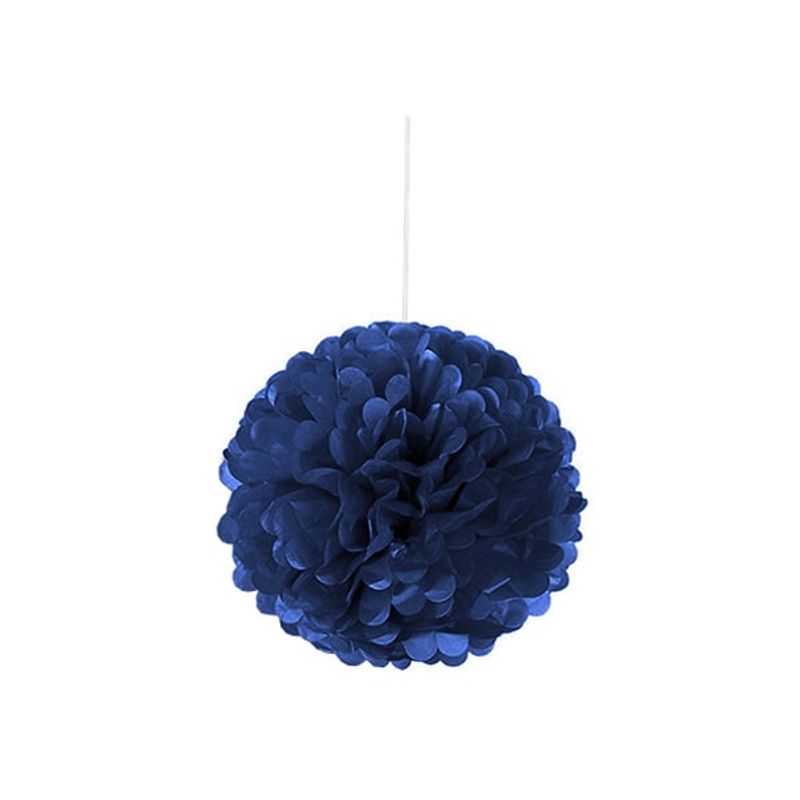 GENERICO - DECO FLUFFY AZUL 25CM X1 UNI