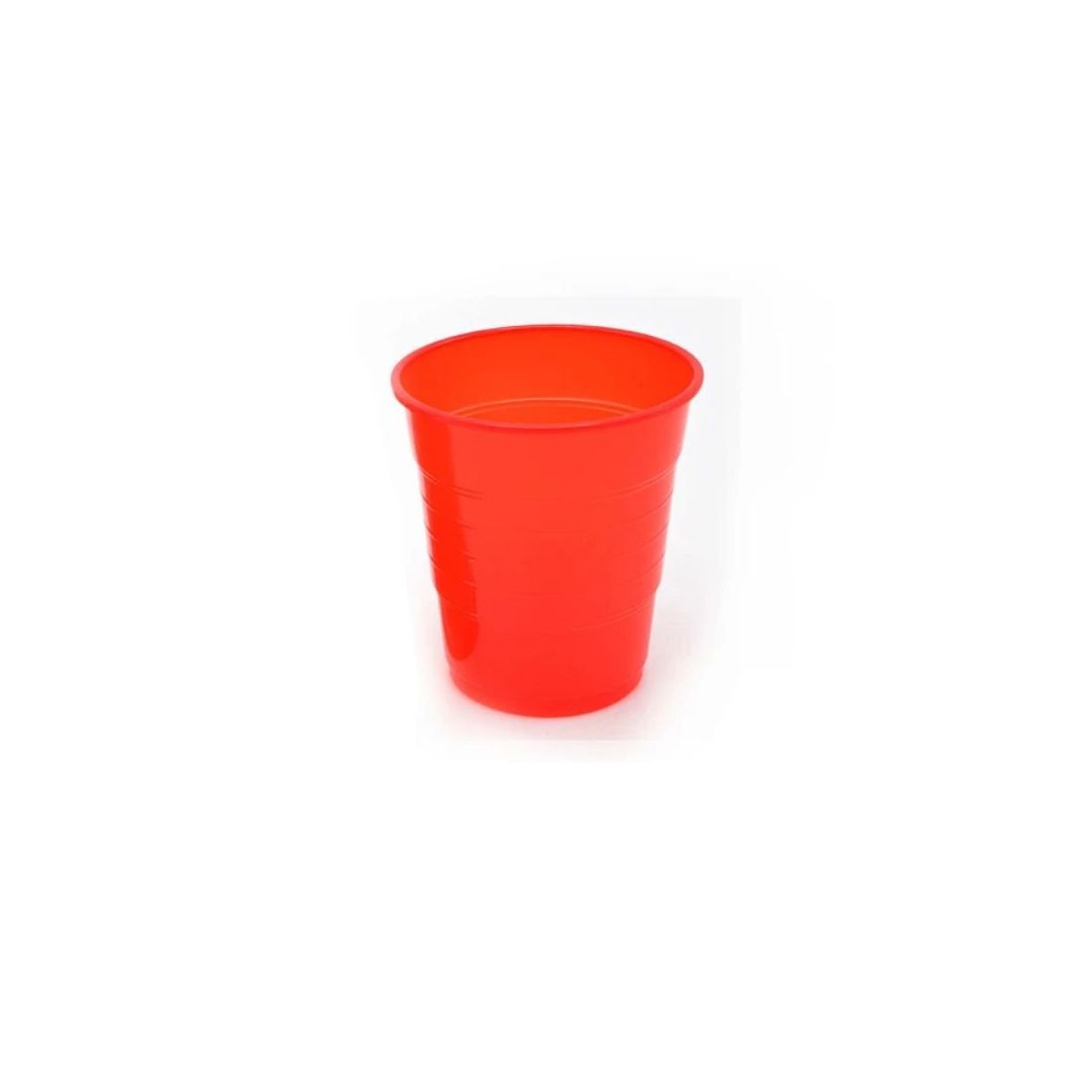 GENERICO - Vaso Plastico 300ml Rojo 10pcs