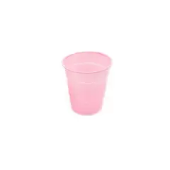 GENERICO - Vaso Plastico 300ml Rosado 10pcs