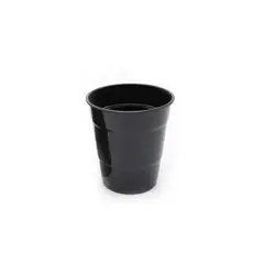 GENERICO - Vaso Plastico 410ml Negro 10pcs