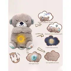 GENERICO - Nutria Peluche apego respiración luces control de ansiedad