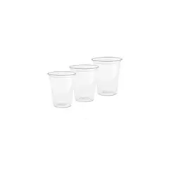 GENERICO - Vasos Plásticos 250ml 25pcs Transparente
