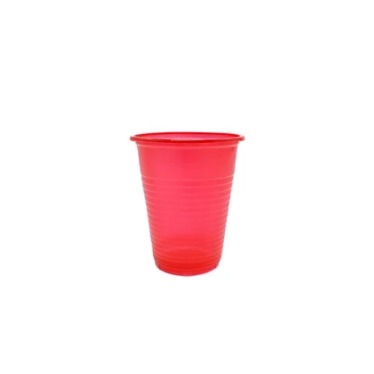 GENERICO - Vasos Plásticos 200ml 50pcs Rojo