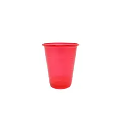 GENERICO - Vasos Plásticos 200ml 50pcs Rojo