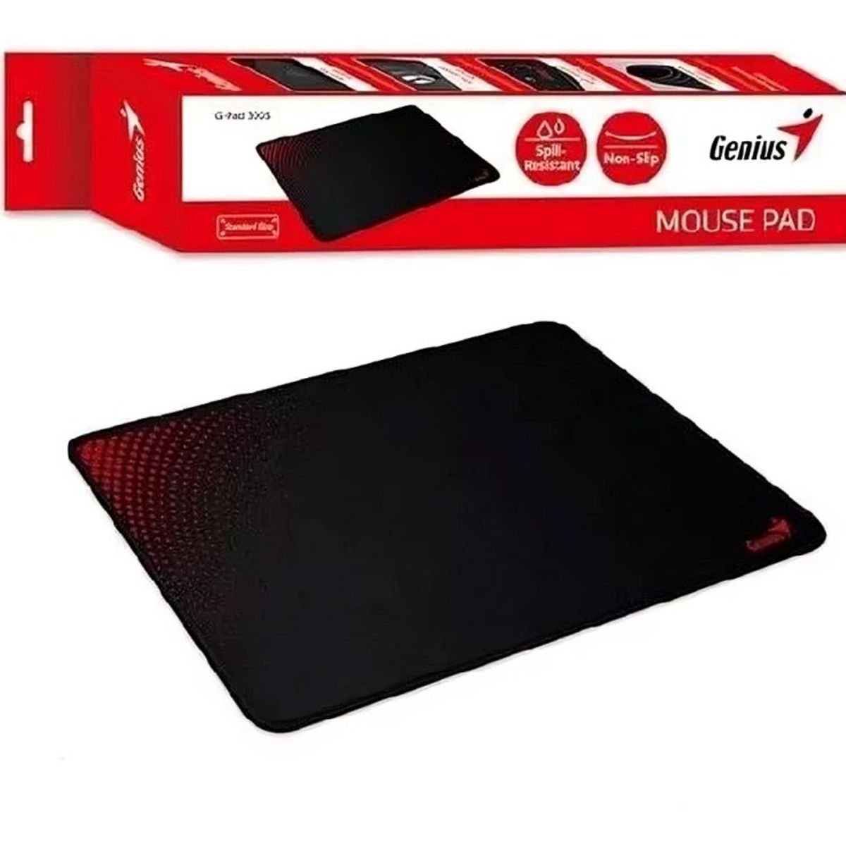 OEM - mouse pad basico negro g-pad 230s. 230 x 190 x 2.5mm