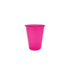 GENERICO - Vasos Plásticos 200ml 50pcs Fucsia
