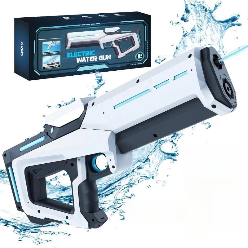 GENERICO - PISTOLA LANZA AGUA ELECTRICA AUTOMATICA RECARGABLE