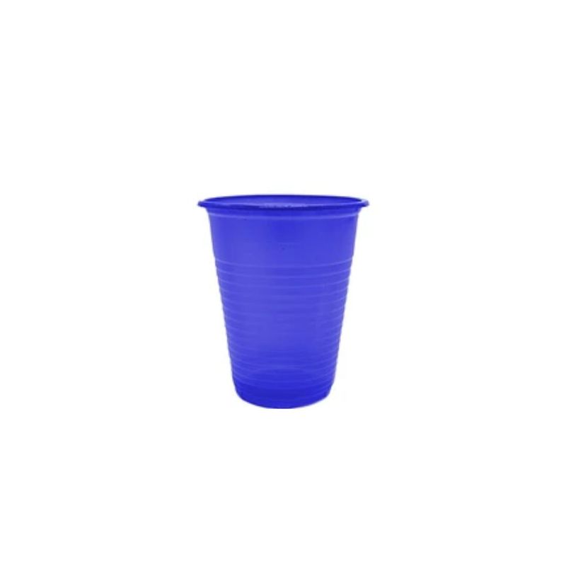 GENERICO - Vasos Plásticos 200ml 50pcs Azul Oscuro