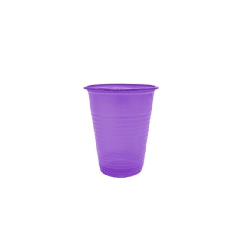 GENERICO - Vasos Plásticos 200ml 50pcs Morado
