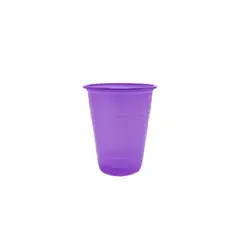 GENERICO - Vasos Plásticos 200ml 50pcs Morado