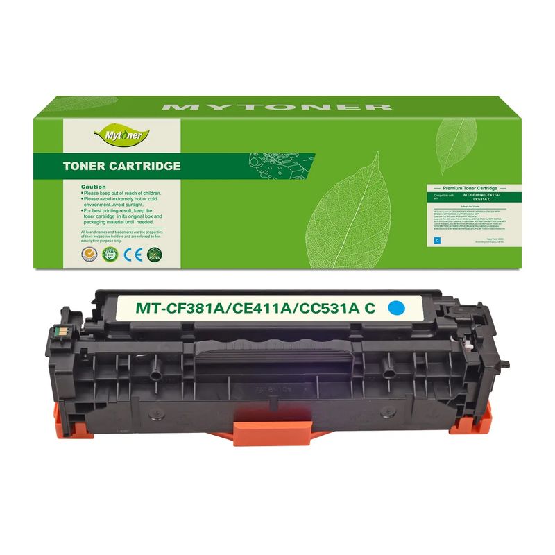 PREMIUM - Toner 305a - Ce411a Cian Compatible con MFP-400 MFP-M375 MFP-M475