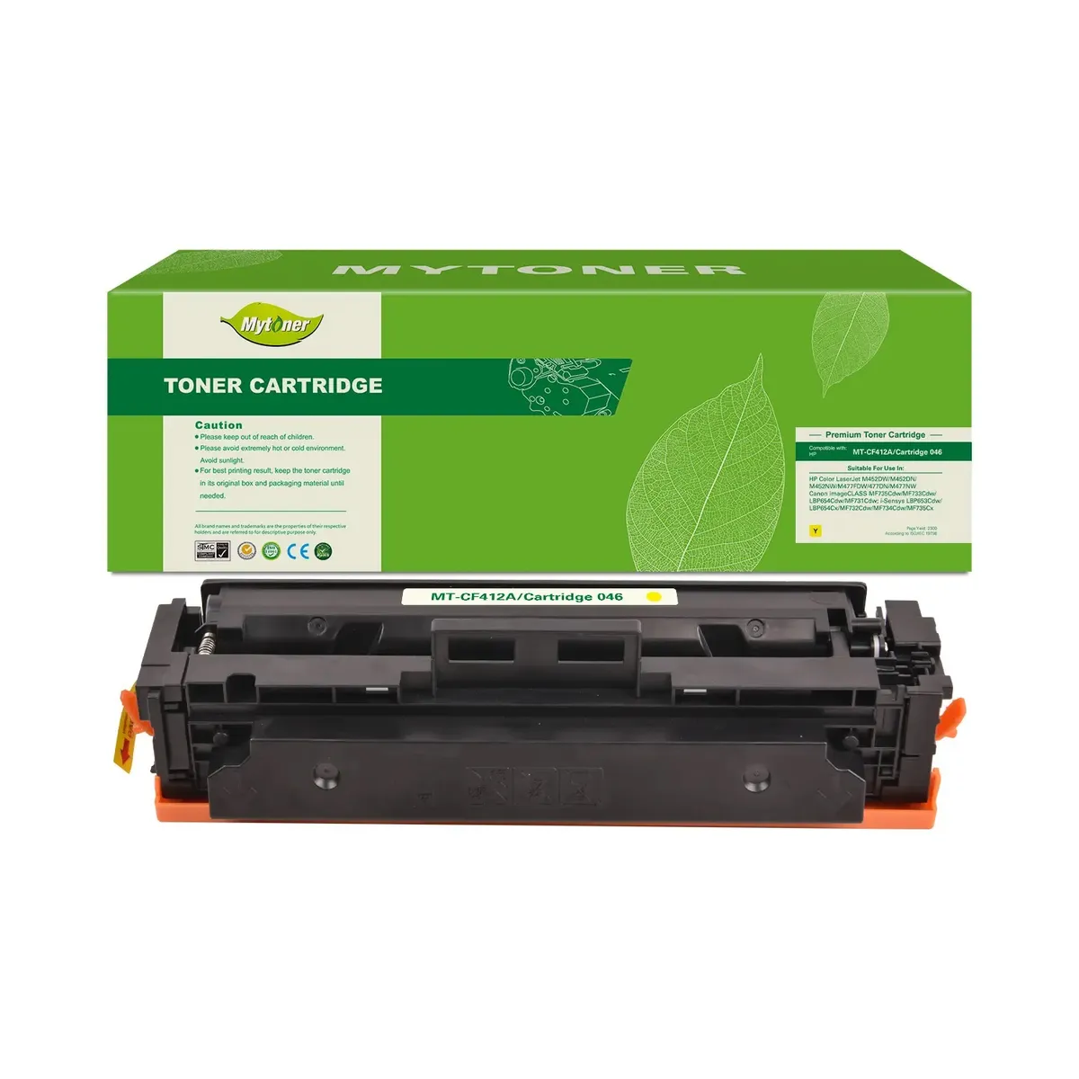 PREMIUM - Toner 410a - Cf412a Amarillo Alternativo Mfp-m452 Mfp-m477