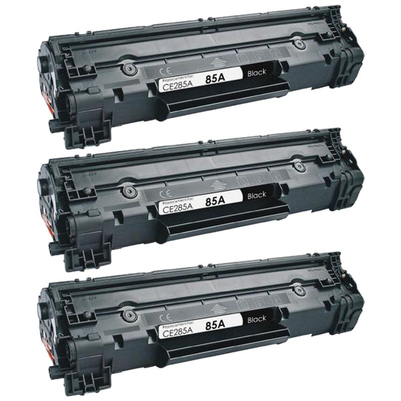 PREMIUM - Pack 03 Toner Alternativo 85a - Ce285a Compatible con P1102w Lbp 6000