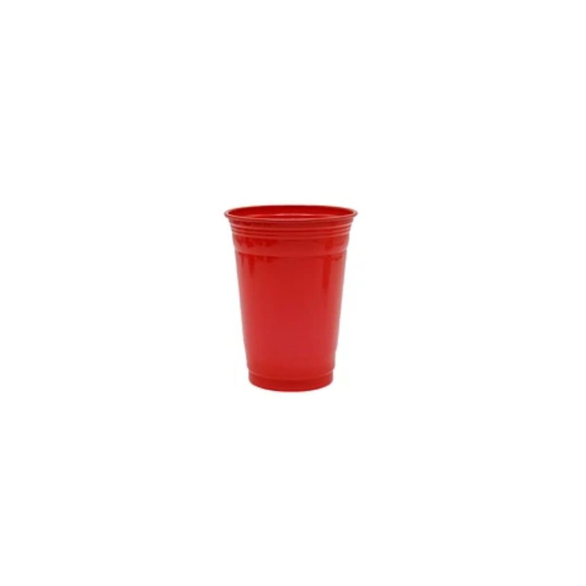 GENERICO - Vaso Plástico 10pcs 16oz 560ml Rojo