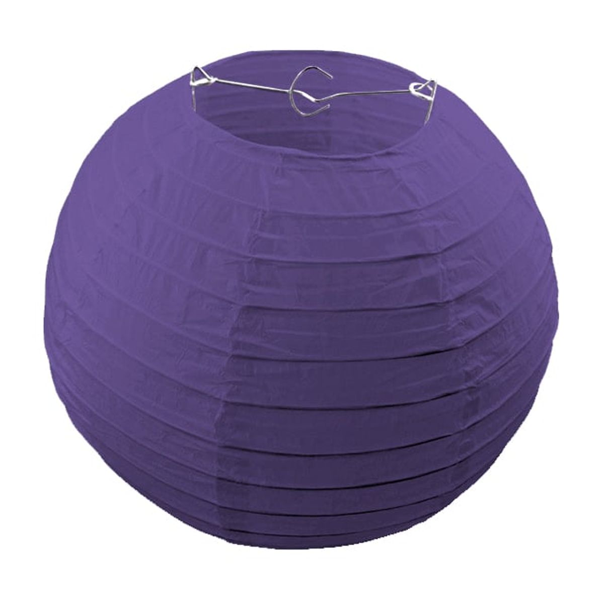 GENERICO - DECO LAMPARA PAPEL LILA 25CM X1 UNI